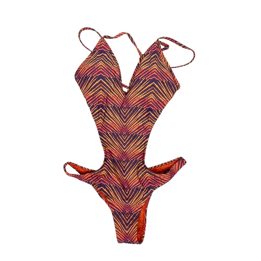 Sofia by Vix swimsuit one piece Orange blue L